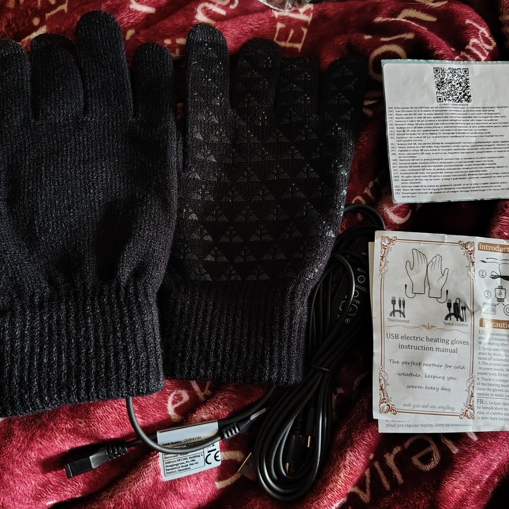 🔥🧤NEW Electric Heating Gloves for Winter with USB Connection, Cozy Plush6